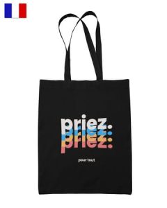 Priez - Black tote bag - 20€