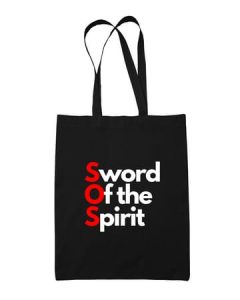 SOS - Black tote bag - 20€