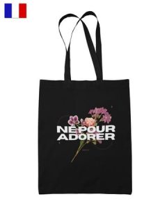 Née pour adorer - Black tote bag - 20€