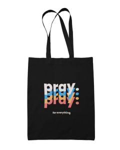Pray - Black tote bag - 20€